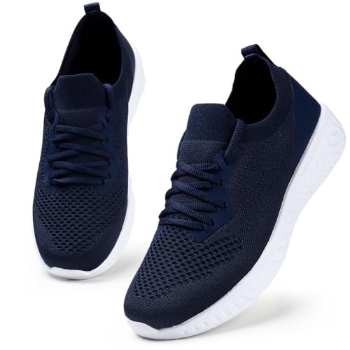 HKR Damen Sneaker Bequeme Turnschuhe Atmungsaktiv Sportschuhe Leichtgewichts Laufschuhe Blau /39 EU von HKR
