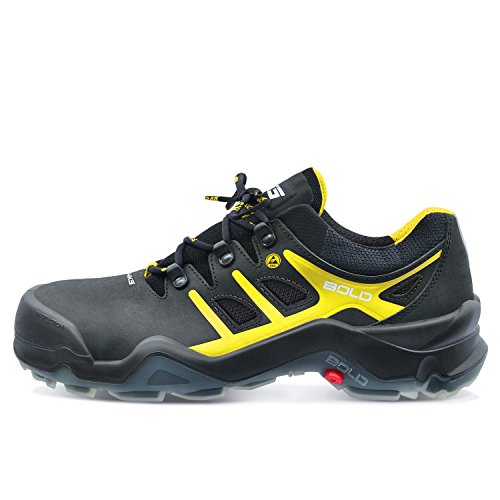 HKS Targa 8 TP S3 SRC ESD Sicherheitsschuhe Schwarz/Gelb 44 Schwarz/Gelb von HKS