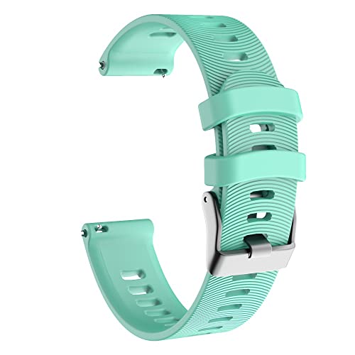 HKTS 20 mm Ersatz-Armband aus Silikon für Garmin Forerunner 245 245M 645 Music Vivoactive 3/Vivomove HR Smartwatch, For Forerunner 645, Achat von HKTS
