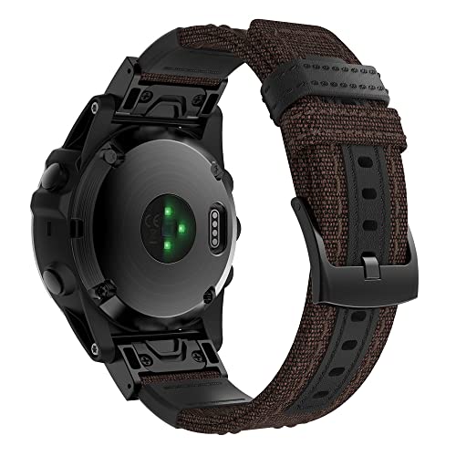 HKTS 22 x 26 mm Nylon-Sportarmband für Garmin Fenix 5X 6X Pro 5 6 935 Plus 3 3HR Watch Easyfit Armband Forerunner 935 945, For Fenix 6X 5X, Achat von HKTS