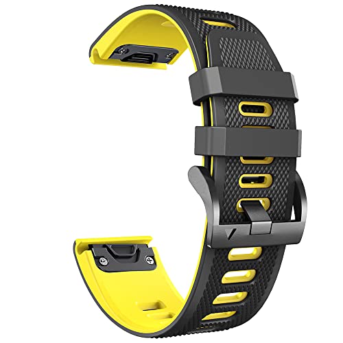 HKTS Silikon-Uhrenarmband für Garmin Fenix 7 7X 6X 6 Pro Armband 5 5X Plus 3 HR MK2 Smartwatch, Schnellverschluss, 22 Stück, 22mm For Fenix 6 6Pro, Achat von HKTS