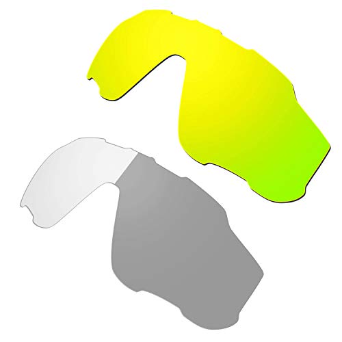 HKUCO 24K Gold/Transition/Photochromic Polarized Replacement Lenses For Oakley Jawbreaker Sunglasses von HKUCO