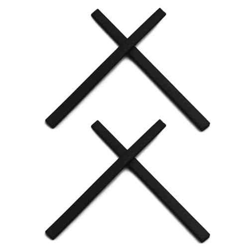 HKUCO 2PCS Kompatibel/Ersetzung für Silikonhülle Oakley WHEELHOUSER OX8166 Pitchman OX8050 OX8096 OX8105 OO9439 Tincup OX3184 von HKUCO