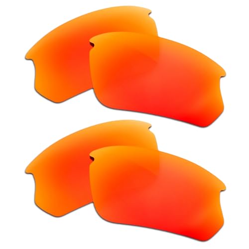 HKUCO 2PCS Kompatible/Ersatz-Objektive Oakleys BiSphaera OO9400 Rot Polarisiert von HKUCO