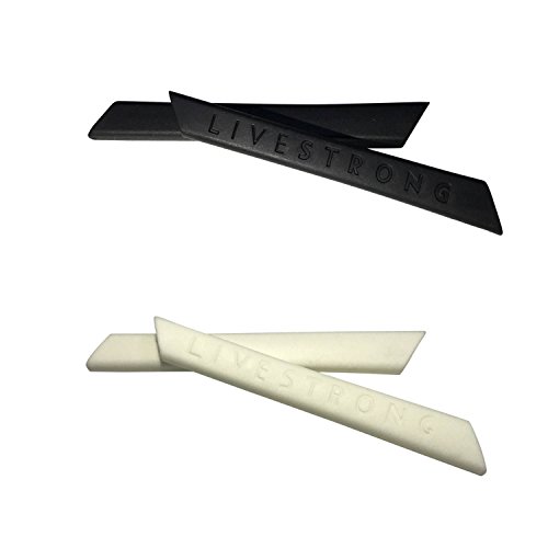 HKUCO Black/White Replacement Silicone Leg Set For Oakley Minute 2.0 Vented Sunglasses Earsocks Rubber Kit von HKUCO