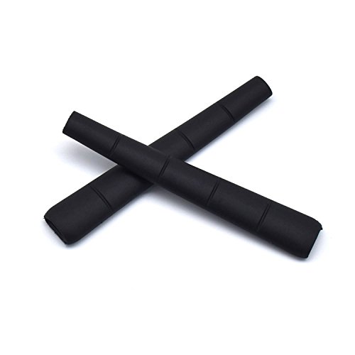 HKUCO Black Replacement Silicone Leg Set For Oakley M Frame 2.0 Sunglasses Earsocks Rubber Kit von HKUCO
