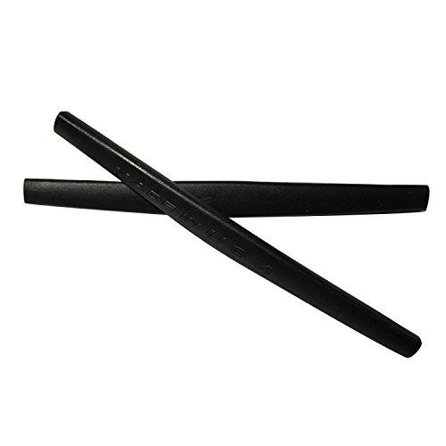 HKUCO Black Replacement Silicone Leg Set For Oakley Whisker Sunglasses Earsocks Rubber Kit von HKUCO
