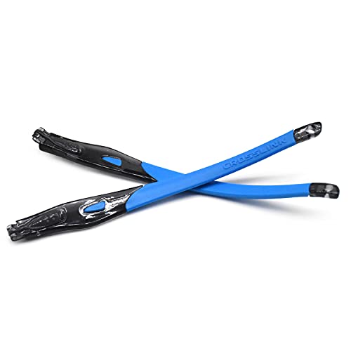 HKUCO Blau Gummiersatz Transparente Schwarz Rahmenbeine Für Oakley Crosslink Sweep/Switch von HKUCO