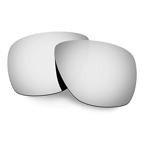 HKUCO Mens Replacement Lenses For Oakley Breadbox Sunglasses Titanium Mirror Polarized von HKUCO
