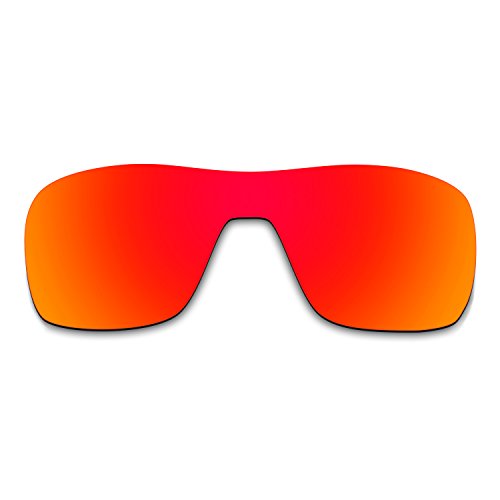 HKUCO Plus Mens Replacement Lenses For Oakley Turbine Rotor Sunglasses Red Polarized von HKUCO