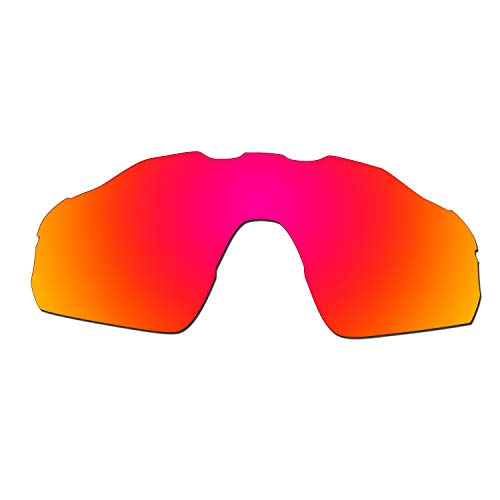 HKUCO verstärken Männer Ersatzgläser für Oakley Radar EV Pitch Sunglasses Rot Polarized von HKUCO