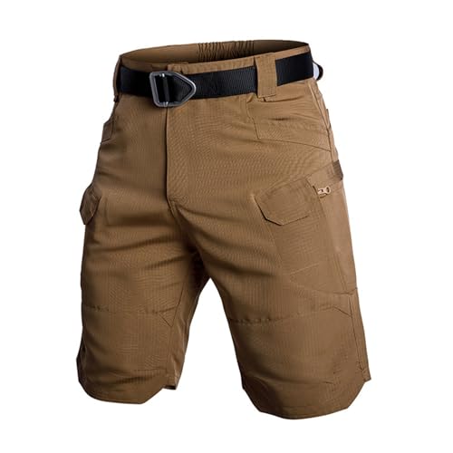 Hose Herren Herren Kurze Hose Sporthose Herren Lang Retroshorts Herren Chino Hose Herren Regular Fit Kurze Hose Kurze Hosen Herren Jeans Unterhosen Männer Baumwolle Jeans Braun 3XL von HKUOPW