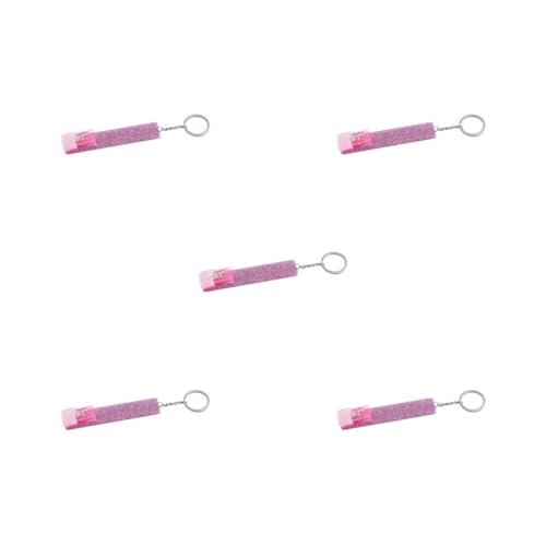 HKWFKAWA Kartengreifer für Frauen für lange Nägel mit Schlüsselanhänger Berührungsloser Geldautomatenkartenclip Rosa, 5er-Set (rosa), 15 cm, Siehe Beschreibung von HKWFKAWA
