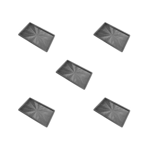 HKWFKAWA Münztablett Schwarz Kompaktes Münzdisplay Mini für Brieftasche Etui Geldbörse Kartenhalter, 5er-Set (Aluminium), 8.5cmx5.4cmx0.3cm, Siehe Beschreibung von HKWFKAWA