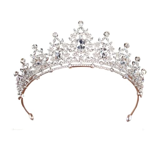 Braut Kopfbedeckung Grün Farbe Damen Mode Party Krone Mädchen Performance Tiaras, Einheitsgröße, Achat von HKYBCF