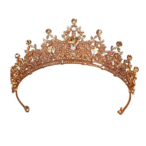 Braut Kopfbedeckung Grün Farbe Damen Mode Party Krone Mädchen Performance Tiaras, Einheitsgröße, Achat von HKYBCF
