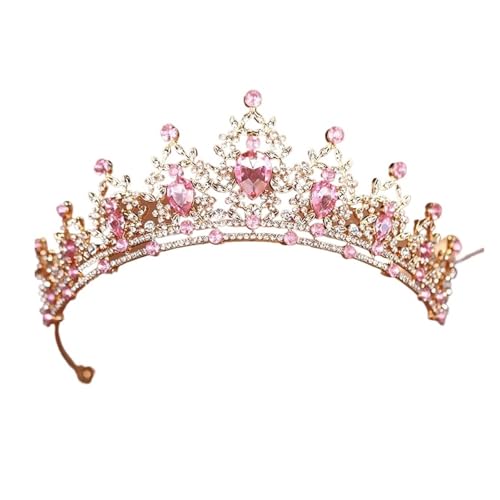Braut Kopfbedeckung Grün Farbe Damen Mode Party Krone Mädchen Performance Tiaras, Einheitsgröße, Achat von HKYBCF