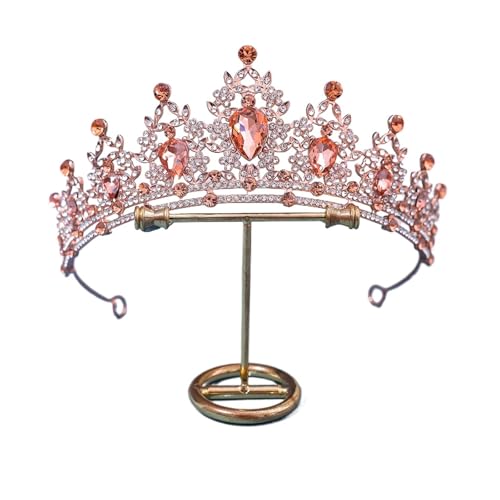 Braut Kopfbedeckung Grün Farbe Damen Mode Party Krone Mädchen Performance Tiaras, Einheitsgröße, Achat von HKYBCF