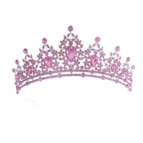Braut Kopfbedeckung Grün Farbe Damen Mode Party Krone Mädchen Performance Tiaras, Einheitsgröße, Achat von HKYBCF