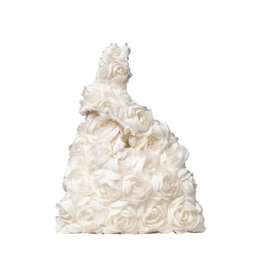 HKYBCF Damen Handtasche Elegante Abendtasche Hochzeit Brauttasche Damen Partytasche(Beige) von HKYBCF