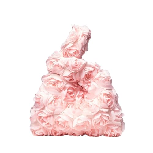 HKYBCF Damen Handtasche Elegante Abendtasche Hochzeit Brauttasche Damen Partytasche(Pink) von HKYBCF