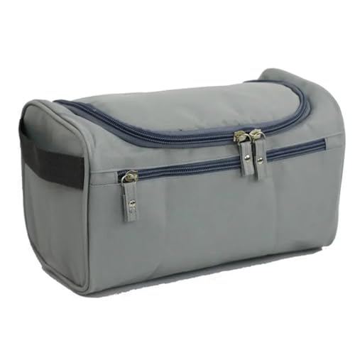 Make up Aufbewahrungstasche Portable Makeup Bag Unisex Capacity Waterproof Cosmetic Organizer Toiletry Hanging Case Pouch for Women Men Wash Shaving Make Up(Gray) von HKYBCF