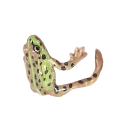 HLBEST Mode Froschringe Verstellbare Offene Ringe Hoher Polnischer Leichtmetallschmuck Für Männer Und Frauen Stilvoller Party Verzierung Personalisierter Stil von HLBEST