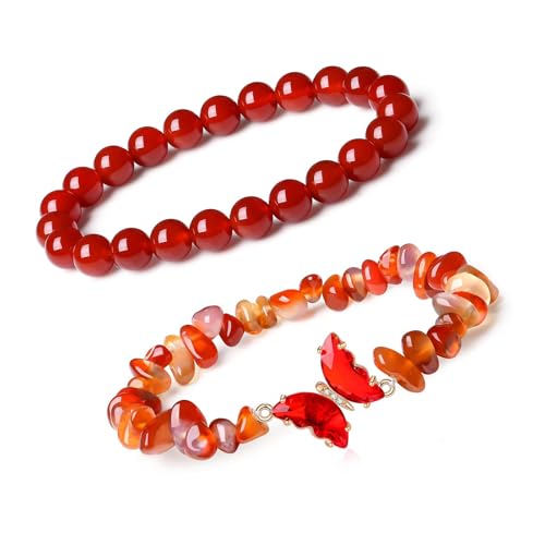 HLBEST Stylish Crystal Perlen Armband Für Frauen Mit Natürlichen Edelsteinen Und Schmucke Akzent Akzent von HLBEST