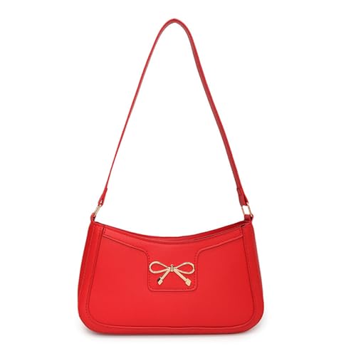 HLBEST Trendige PU Lederhandtasche Mit Bögendesign Umhängetaschen Zum Verbesserung Ihrer Outfits Für Daten Und Einkaufsspree Trendy Umhängetasche von HLBEST