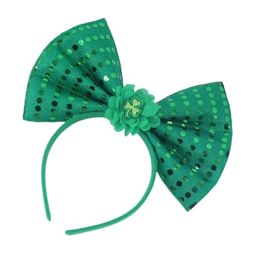 Irischer Kobold, modischer Kopfreifen, grüne Schleife, Haarschmuck, Haarstyling-Werkzeug für Kinder und Erwachsene, Foto-Requisiten Irischer Kobold, modischer Kopfreifen, grüne Schleife, Haarschmuck, Haarstyling-Werkzeug für Kinder und Erwachsene, Foto-Requisiten von HLBEST