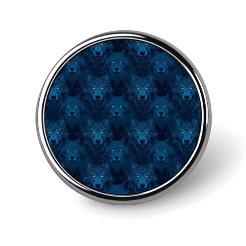 Anstecknadeln für Rucksäcke, modische, coole, blaue Broschennadeln mit Wolfskopf-Aufdruck, Sublimationsknöpfe für Kleidung, Hutdekoration, Metall-Kreis-Anstecker, Anstecknadel für Herren, Kostümzub Anstecknadeln für Rucksäcke, modische, coole, blaue Broschennadeln mit Wolfskopf-Aufdruck, Sublimationsknöpfe für Kleidung, Hutdekoration, Metall-Kreis-Anstecker, Anstecknadel für Herren, Kostümzub von HLBSDM