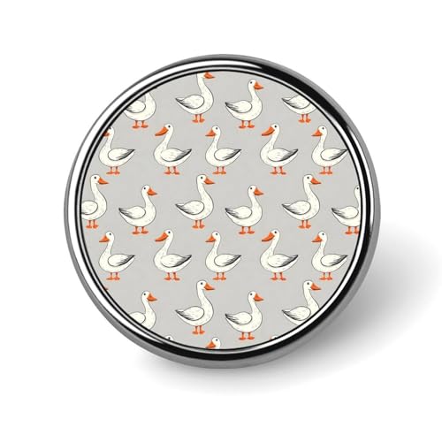 Anstecknadeln für Rucksäcke, modische, niedliche Cartoon-Gänse-Print-Broschen, runde Sublimationsknöpfe für Kleidung, Hutdekoration, Metall-Kreis-Anstecker, Anstecknadel für Herren, Kostümzubehör Anstecknadeln für Rucksäcke, modische, niedliche Cartoon-Gänse-Print-Broschen, runde Sublimationsknöpfe für Kleidung, Hutdekoration, Metall-Kreis-Anstecker, Anstecknadel für Herren, Kostümzubehör von HLBSDM