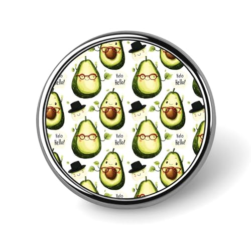 Anstecknadeln für Rucksäcke, modische, süße Avocado-Cartoon-Drucke, runde Broschennadeln, Sublimationsknöpfe für Kleidung, Hutdekoration, Metallkreis-Anstecknadel für Herren, Kostümzubehör Anstecknadeln für Rucksäcke, modische, süße Avocado-Cartoon-Drucke, runde Broschennadeln, Sublimationsknöpfe für Kleidung, Hutdekoration, Metallkreis-Anstecknadel für Herren, Kostümzubehör von HLBSDM