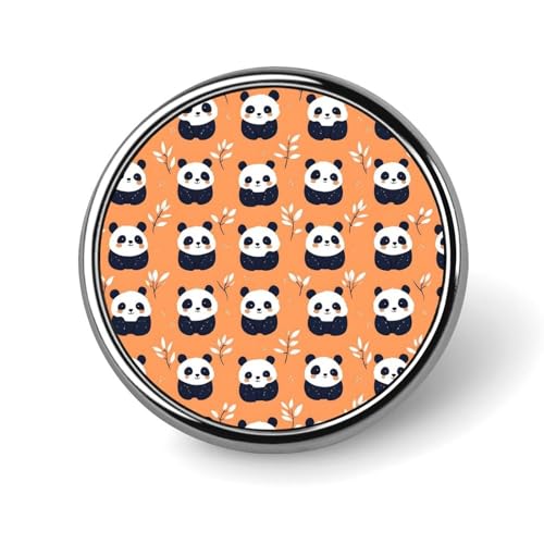 Anstecknadeln für Rucksäcke, modische, süße Broschennadeln mit Blumen-Panda-Print, Sublimationsknöpfe für Kleidung, Hutdekoration, Metall-Kreis-Anstecker, Anstecknadel für Herren, Kostümzubehör Anstecknadeln für Rucksäcke, modische, süße Broschennadeln mit Blumen-Panda-Print, Sublimationsknöpfe für Kleidung, Hutdekoration, Metall-Kreis-Anstecker, Anstecknadel für Herren, Kostümzubehör von HLBSDM