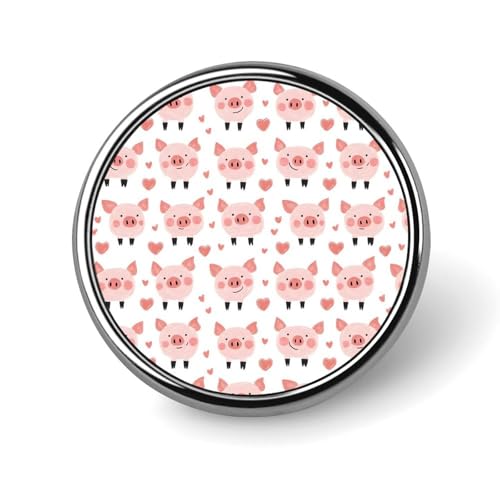 Anstecknadeln für Rucksäcke, modische, süße rosa Herz-Schweine-Print-runde Broschennadeln, Sublimationsknöpfe für Kleidung, Hutdekoration, Metallkreis-Anstecknadel für Herren, Kostümzubehör Anstecknadeln für Rucksäcke, modische, süße rosa Herz-Schweine-Print-runde Broschennadeln, Sublimationsknöpfe für Kleidung, Hutdekoration, Metallkreis-Anstecknadel für Herren, Kostümzubehör von HLBSDM