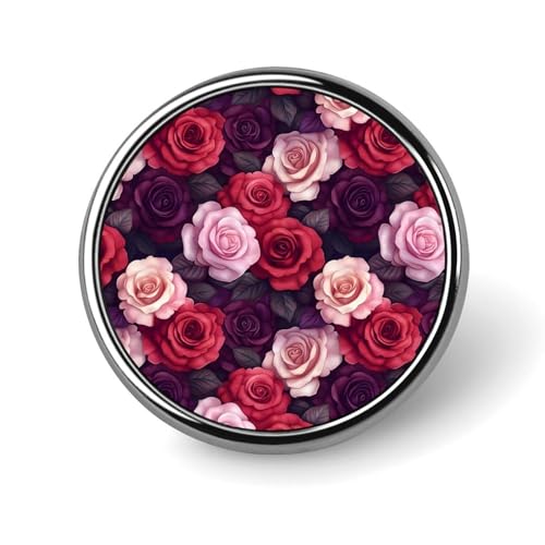 Anstecknadeln für Rucksäcke, modische rosa Rose, 1 Druck, runde Broschennadeln, Sublimationsknöpfe für Kleidung, Hutdekoration, Metallkreis, Anstecknadel für Herren, Kostümzubehör Anstecknadeln für Rucksäcke, modische rosa Rose, 1 Druck, runde Broschennadeln, Sublimationsknöpfe für Kleidung, Hutdekoration, Metallkreis, Anstecknadel für Herren, Kostümzubehör von HLBSDM
