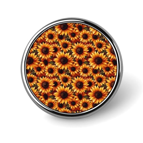 Anstecknadeln für Rucksäcke, modische runde Broschennadeln im Retro-Sonnenblumen-Print, Sublimationsknöpfe für Kleidung, Hutdekoration, Metallkreis-Anstecker, Anstecknadel für Herren, Kostümzubehör Anstecknadeln für Rucksäcke, modische runde Broschennadeln im Retro-Sonnenblumen-Print, Sublimationsknöpfe für Kleidung, Hutdekoration, Metallkreis-Anstecker, Anstecknadel für Herren, Kostümzubehör von HLBSDM