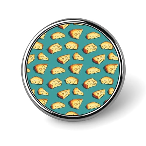 Anstecknadeln für Rucksäcke, modische runde Broschennadeln mit Cartoon-Käse-Aufdruck, Sublimationsknöpfe für Kleidung, Hutdekoration, Metallkreis-Anstecker, Anstecknadel für Herren, Kostümzubehör Anstecknadeln für Rucksäcke, modische runde Broschennadeln mit Cartoon-Käse-Aufdruck, Sublimationsknöpfe für Kleidung, Hutdekoration, Metallkreis-Anstecker, Anstecknadel für Herren, Kostümzubehör von HLBSDM
