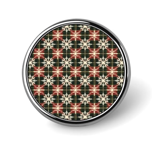 Anstecknadeln für Rucksäcke, modische runde Broschennadeln mit Schneeflocken-Karomuster, Sublimationsknöpfe für Kleidung, Hutdekoration, Metallkreis-Anstecker, Anstecknadel für Herren, Kostümzubehö Anstecknadeln für Rucksäcke, modische runde Broschennadeln mit Schneeflocken-Karomuster, Sublimationsknöpfe für Kleidung, Hutdekoration, Metallkreis-Anstecker, Anstecknadel für Herren, Kostümzubehö von HLBSDM