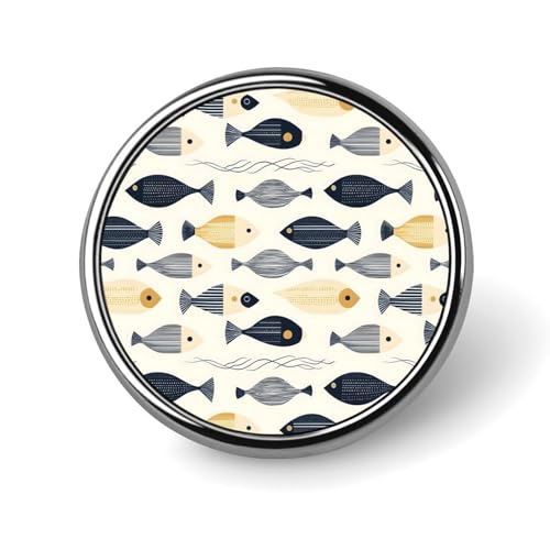Anstecknadeln für Rucksäcke, modische runde Broschennadeln mit abstraktem Punkt-Fisch-Druck, Sublimationsknöpfe für Kleidung, Hutdekoration, Metallkreis-Anstecker, Anstecknadel für Herren, Kostümzu Anstecknadeln für Rucksäcke, modische runde Broschennadeln mit abstraktem Punkt-Fisch-Druck, Sublimationsknöpfe für Kleidung, Hutdekoration, Metallkreis-Anstecker, Anstecknadel für Herren, Kostümzu von HLBSDM