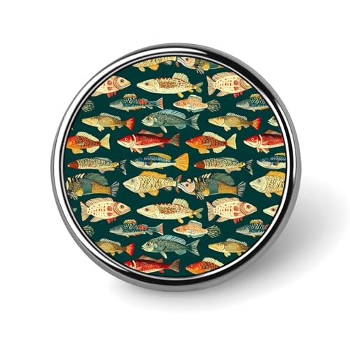 Anstecknadeln für Rucksäcke, modische runde Broschennadeln mit buntem Fisch-A-Aufdruck, Sublimationsknöpfe für Kleidung, Hutdekoration, Metallkreis-Anstecker, Anstecknadel für Herren, Kostümzubehör Anstecknadeln für Rucksäcke, modische runde Broschennadeln mit buntem Fisch-A-Aufdruck, Sublimationsknöpfe für Kleidung, Hutdekoration, Metallkreis-Anstecker, Anstecknadel für Herren, Kostümzubehör von HLBSDM