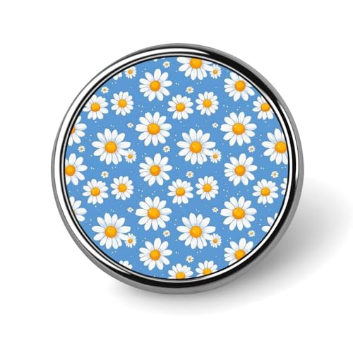 Anstecknadeln für Rucksäcke, modische runde Broschennadeln mit leuchtendem Gänseblümchen-Weißdruck, Sublimationsknöpfe für Kleidung, Hutdekoration, Metallkreis-Anstecknadel für Herren, Kostümzubehö Anstecknadeln für Rucksäcke, modische runde Broschennadeln mit leuchtendem Gänseblümchen-Weißdruck, Sublimationsknöpfe für Kleidung, Hutdekoration, Metallkreis-Anstecknadel für Herren, Kostümzubehö von HLBSDM