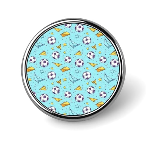 Anstecknadeln für Rucksäcke, modischer Fußball-Papierflieger-Druck, runde Broschennadeln, Sublimationsknöpfe für Kleidung, Hutdekoration, Metallkreis-Anstecker, Anstecknadel für Herren, Kostümzubeh Anstecknadeln für Rucksäcke, modischer Fußball-Papierflieger-Druck, runde Broschennadeln, Sublimationsknöpfe für Kleidung, Hutdekoration, Metallkreis-Anstecker, Anstecknadel für Herren, Kostümzubeh von HLBSDM