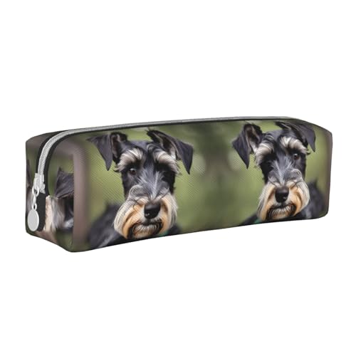 HLBSDM Entzückendes Federmäppchen aus Leder mit Reißverschluss und großem Fassungsvermögen, langlebig, praktisch und tragbar von HLBSDM