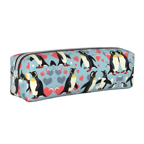 HLBSDM Federmäppchen mit Reißverschluss aus Leder mit großem Fassungsvermögen, langlebig, praktisch und tragbar von HLBSDM