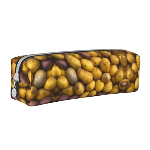 HLBSDM Federmäppchen mit Reißverschluss aus Leder mit großem Fassungsvermögen, langlebig, praktisch und tragbar von HLBSDM