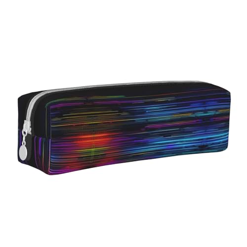 HLBSDM Federmäppchen mit Reißverschluss für Programmierer, Leder, mit großem Fassungsvermögen, langlebig, praktisch und tragbar von HLBSDM