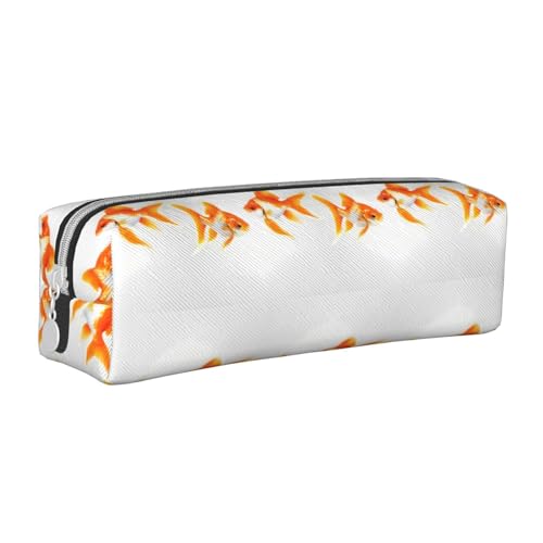 HLBSDM Niedliches Federmäppchen aus Leder mit Reißverschluss und großem Fassungsvermögen, langlebig, praktisch und tragbar von HLBSDM