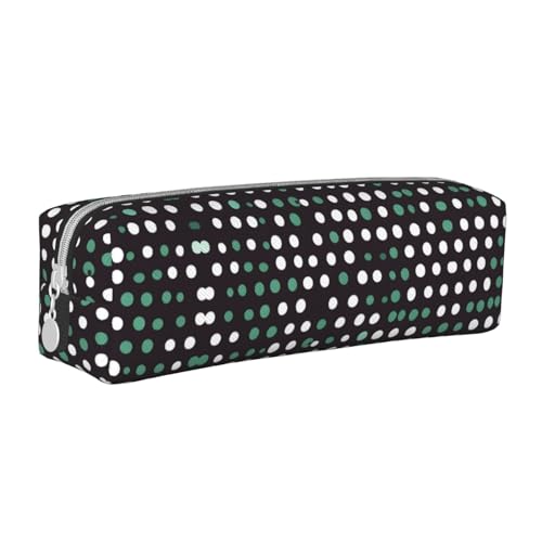 HLBSDM Niedliches Federmäppchen aus Leder mit Reißverschluss und großem Fassungsvermögen, langlebig, praktisch und tragbar von HLBSDM