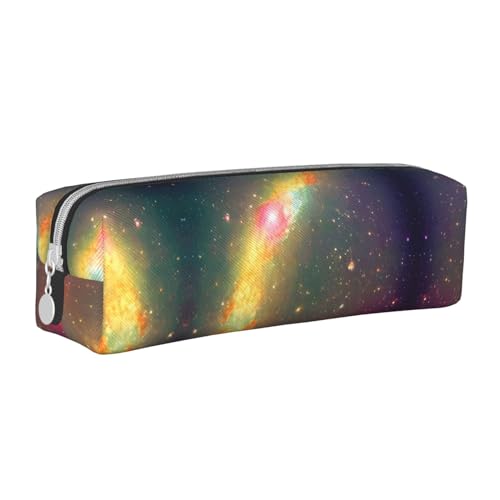 HLBSDM Wunderschönes Federmäppchen aus Leder mit Reißverschluss und großem Fassungsvermögen, langlebig, praktisch und tragbar von HLBSDM